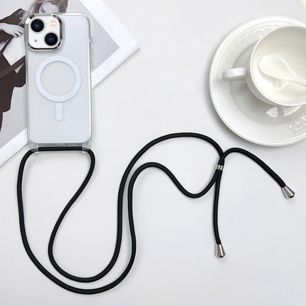 MagSafe Magnetic PC + TPU Phone Case with Lanyard, For iPhone 15, For iPhone 14 Plus