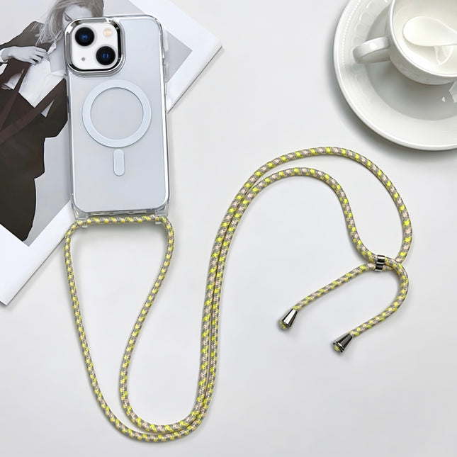MagSafe Magnetic PC + TPU Phone Case with Lanyard, For iPhone 14, For iPhone 14 Pro