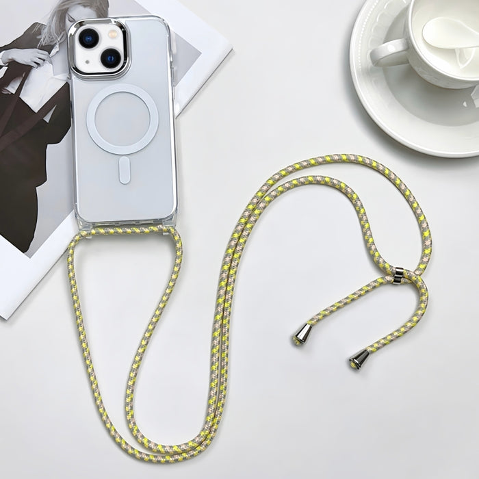 MagSafe Magnetic PC + TPU Phone Case with Lanyard, For iPhone 14, For iPhone 14 Pro