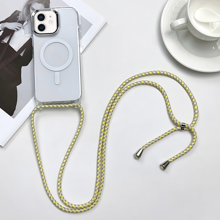 MagSafe Magnetic PC + TPU Phone Case with Lanyard, For iPhone 12, For iPhone 12 Pro Max