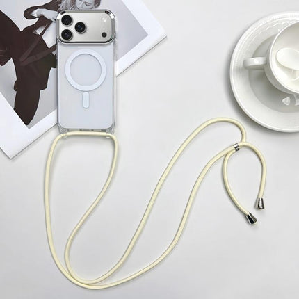 MagSafe Magnetic PC + TPU Phone Case with Lanyard, For iPhone 17e / 16e, For iPhone 17 Pro Max