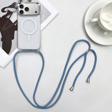 MagSafe Magnetic PC + TPU Phone Case with Lanyard, For iPhone 17e / 16e, For iPhone 17 Pro Max