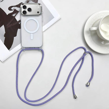 MagSafe Magnetic PC + TPU Phone Case with Lanyard, For iPhone 17e / 16e, For iPhone 17 Pro Max