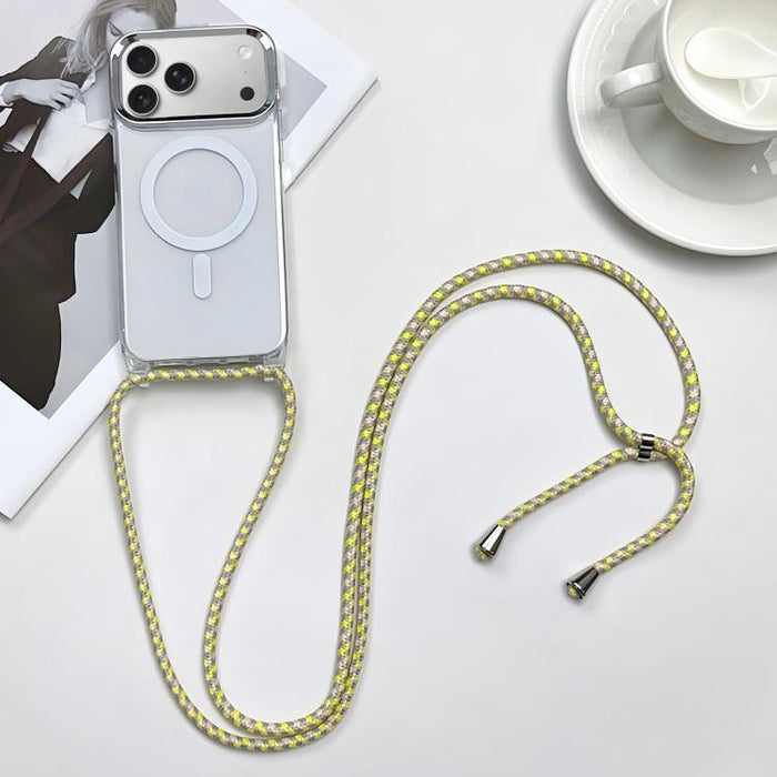 MagSafe Magnetic PC + TPU Phone Case with Lanyard, For iPhone 17 Pro, For iPhone 17