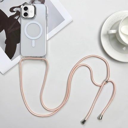 MagSafe Magnetic PC + TPU Phone Case with Lanyard, For iPhone 17 Pro, For iPhone 17