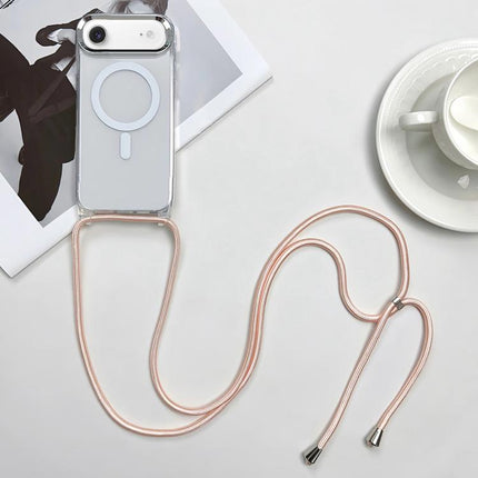 MagSafe Magnetic PC + TPU Phone Case with Lanyard, For iPhone Air, For iPhone 16 Pro Max