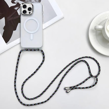 MagSafe Magnetic PC + TPU Phone Case with Lanyard, For iPhone 16 Pro, For iPhone 16 Plus