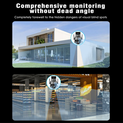 Q821 4MP Binocular Zoom Dual Light Source Outdoor IP67 Waterproof WiFi Camera, Q821