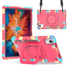 For Lenovo Tab M11/ Xiaoxin Pad 11 2024 / Camouflage Rose Red