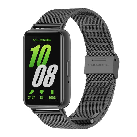 Mijobs Milan Buckle Metal Watch Band, For Samsung Galaxy Fit 3