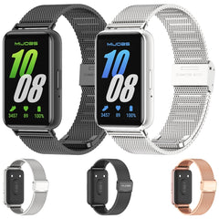 Mijobs Milan Buckle Metal Watch Band, For Samsung Galaxy Fit 3