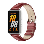 For Samsung Galaxy Fit 3 / Bamboo Red Silver