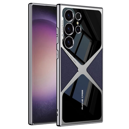 GKK Leather Electroplating Supersonic Speed Shockproof Phone Case, For Samsung Galaxy S26 Ultra 5G, For Samsung Galaxy S25 Ultra 5G, For Samsung Galaxy S24 Ultra, For Samsung Galaxy S23 Ultra