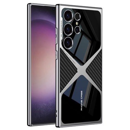 GKK Leather Electroplating Supersonic Speed Shockproof Phone Case, For Samsung Galaxy S26 Ultra 5G, For Samsung Galaxy S25 Ultra 5G, For Samsung Galaxy S24 Ultra, For Samsung Galaxy S23 Ultra