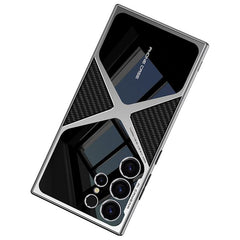 GKK Leather Electroplating Supersonic Speed Shockproof Phone Case, For Samsung Galaxy S25 Ultra 5G, For Samsung Galaxy S24 Ultra, For Samsung Galaxy S23 Ultra