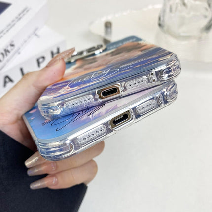 Illustration Pattern Radiation Design Full Coverage Shockproof Phone Case, For iPhone 13, For iPhone 12