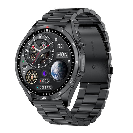GS4/LT09 1.5 inch IP67 Fitness Wellness Smart Watch Support Bluetooth Call / Sleep / Blood Oxygen / Heart Rate Health Monitor, Silicone Strap, Steel Strap