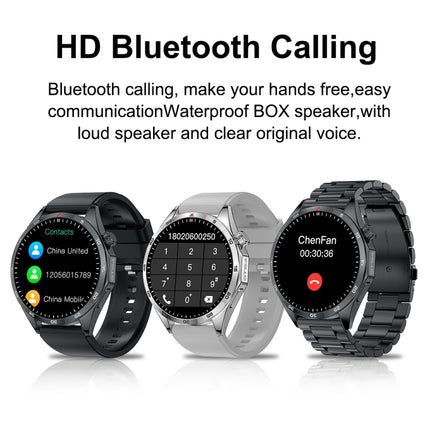 GS4/LT09 1.5 inch IP67 Fitness Wellness Smart Watch Support Bluetooth Call / Sleep / Blood Oxygen / Heart Rate Health Monitor, Silicone Strap, Steel Strap