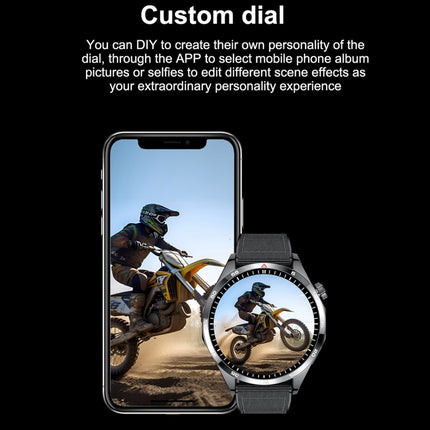 GS4/LT09 1.5 inch IP67 Fitness Wellness Smart Watch Support Bluetooth Call / Sleep / Blood Oxygen / Heart Rate Health Monitor, Silicone Strap, Steel Strap