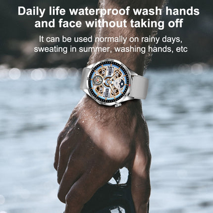 GS4/LT09 1.5 inch IP67 Fitness Wellness Smart Watch Support Bluetooth Call / Sleep / Blood Oxygen / Heart Rate Health Monitor, Silicone Strap, Steel Strap
