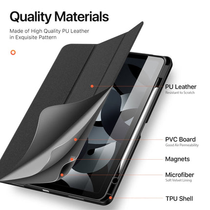 DUX DUCIS Domo Series Cloth Texture Magnetic Leather Tablet Case, For iPad Air 13 2024 / 2025 / 2026, For iPad Pro 13 2025 / 2024, For iPad Pro 11 2025 / 2024