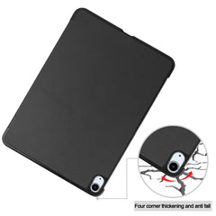 Custer Pure Color 3-Fold Holder Smart Leather Tablet Case, For iPad Air 13 2024 / 2025, For iPad Pro 13 2024