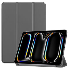 Custer Pure Color 3-Fold Holder Smart Leather Tablet Case, For iPad Air 13 2024 / 2025, For iPad Pro 13 2024