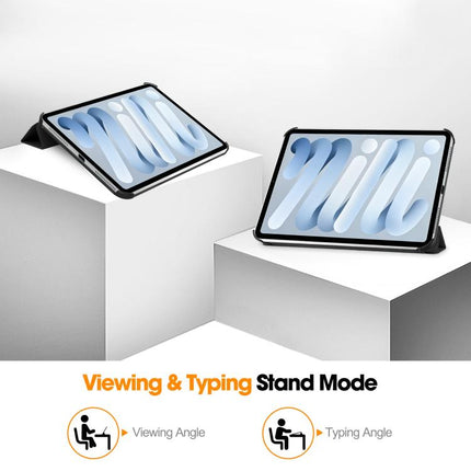 Custer Pure Color 3-Fold Holder Smart Leather Tablet Case, For iPad Air 13 2026 / 2025 / 2024, For iPad Pro 13 2025 / 2024