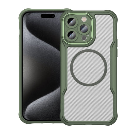 Carbon Fiber Texture MagSafe Translucent Phone Case, For iPhone 15, For iPhone 14, For iPhone 14 Pro, For iPhone 14 Pro Max, For iPhone 13 Pro Max, For iPhone 13 Pro
