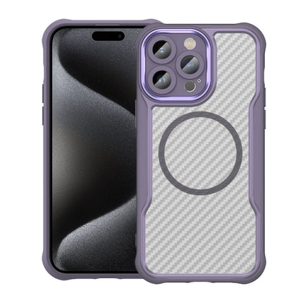 Carbon Fiber Texture MagSafe Translucent Phone Case, For iPhone 15, For iPhone 14, For iPhone 14 Pro, For iPhone 14 Pro Max, For iPhone 13 Pro Max, For iPhone 13 Pro