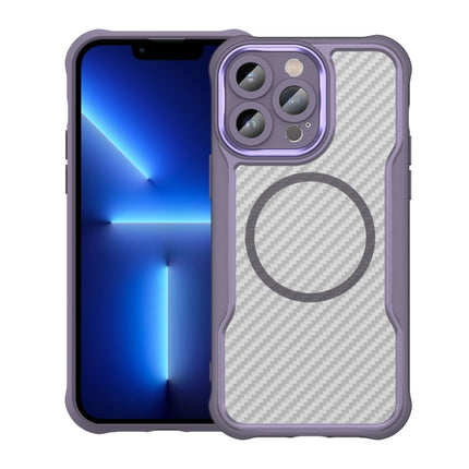 Carbon Fiber Texture MagSafe Translucent Phone Case, For iPhone 13, For iPhone 12, For iPhone 12 Pro Max, For iPhone 12 Pro, For iPhone 11 Pro Max, For iPhone 11