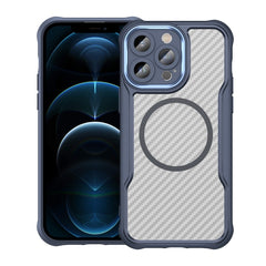 Carbon Fiber Texture MagSafe Translucent Phone Case, For iPhone 12, For iPhone 12 Pro Max, For iPhone 12 Pro, For iPhone 11 Pro Max, For iPhone 11, For iPhone 11 Pro