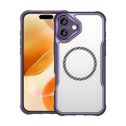 Carbon Fiber Texture MagSafe Translucent Phone Case, For iPhone 17e / 16e, For iPhone 17 Pro Max, For iPhone 17 Pro, For iPhone 17, For  iPhone Air, For iPhone 16 Pro Max