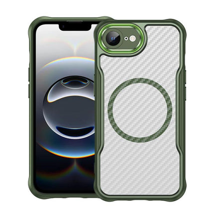 Carbon Fiber Texture MagSafe Translucent Phone Case, For iPhone 17e / 16e, For iPhone 17 Pro Max, For iPhone 17 Pro, For iPhone 17, For  iPhone Air, For iPhone 16 Pro Max