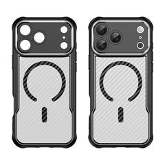 Carbon Fiber Texture MagSafe Translucent Phone Case, For iPhone 17 Pro Max, For iPhone 17 Pro, For iPhone 17, For  iPhone 17 Air, For iPhone 16e, For iPhone 16 Pro Max