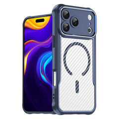 Carbon Fiber Texture MagSafe Translucent Phone Case, For iPhone 17 Pro Max, For iPhone 17 Pro, For iPhone 17, For  iPhone 17 Air, For iPhone 16e, For iPhone 16 Pro Max