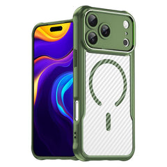 Carbon Fiber Texture MagSafe Translucent Phone Case, For iPhone 17 Pro Max, For iPhone 17 Pro, For iPhone 17, For  iPhone 17 Air, For iPhone 16e, For iPhone 16 Pro Max