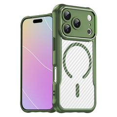 Carbon Fiber Texture MagSafe Translucent Phone Case, For iPhone 17 Pro Max, For iPhone 17 Pro, For iPhone 17, For  iPhone 17 Air, For iPhone 16e, For iPhone 16 Pro Max