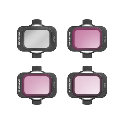 For DJI Avata 2 Sunnylife Camera Lens Filter, MCUV, ND8, ND16, ND32, ND64, ND128, 4 in 1 ND8/16/32/64, 5 in 1 ND8/16/32/64/128, 4 in 1 MCUV ND8/16/32, 6 in 1 MCUV ND8/16/32/64/128