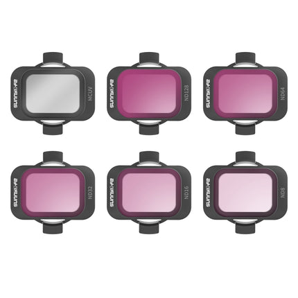 For DJI Avata 2 Sunnylife Camera Lens Filter, MCUV, ND8, ND16, ND32, ND64, ND128, 4 in 1 ND8/16/32/64, 5 in 1 ND8/16/32/64/128, 4 in 1 MCUV ND8/16/32, 6 in 1 MCUV ND8/16/32/64/128