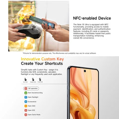 Ulefone Note 18 Ultra, Side Fingerprint, 6.78 inch Android 13 MediaTek Dimensity 720 5G MT6853 Octa Core 2.0GHz, NFC, Network: 5G, 6GB+256GB