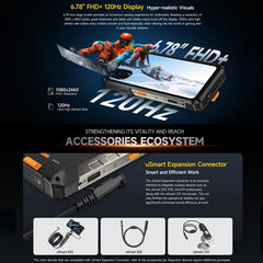 Ulefone Armor 26 Ultra Rugged Phone, 6.78 inch Android 13 MediaTek Dimensity 8020 Octa Core, Network: 5G, NFC, 12GB+512GB