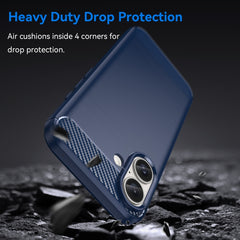 Brushed Texture Carbon Fiber TPU Phone Case