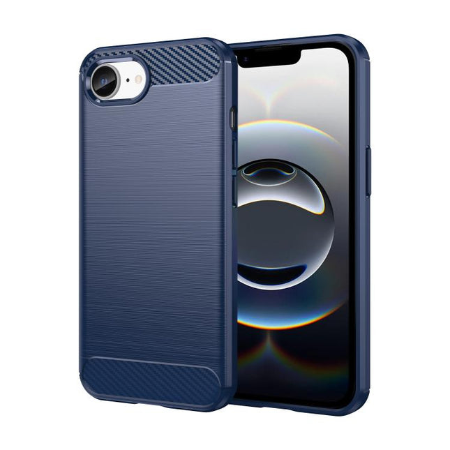 Brushed Texture Carbon Fiber TPU Phone Case, For iPhone 17e / 16e, For iPhone 17 Pro Max, For iPhone 17 Pro, For iPhone 17, For iPhone Air, For iPhone 16 Pro Max, For iPhone 16 Pro, For iPhone 16 Plus