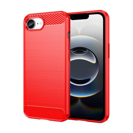 Brushed Texture Carbon Fiber TPU Phone Case, For iPhone 18 Pro / 17 Pro, For iPhone 18 Pro Max / 17 Pro Max, For iPhone 17e / 16e, For iPhone 17, For iPhone Air, For iPhone 16 Pro Max, For iPhone 16 Pro, For iPhone 16 Plus