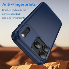 Brushed Texture Carbon Fiber TPU Phone Case