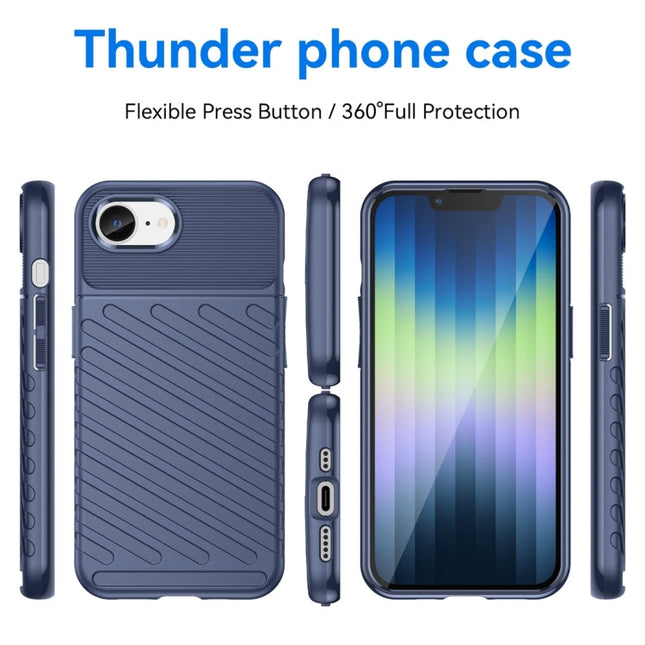 Thunderbolt Shockproof Soft TPU Phone Case, For iPhone 17e / 16e, For iPhone 17 Pro Max, For iPhone 17 Pro, For iPhone 17, For iPhone Air, For iPhone 16 Pro Max, For iPhone 16 Pro, For iPhone 16 Plus, For iPhone 16