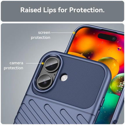 Thunderbolt Shockproof Soft TPU Phone Case, For iPhone 17 Pro / 18 Pro, For iPhone 17 Pro Max / 18 Pro Max, For iPhone 17e / 16e, For iPhone 17, For iPhone Air, For iPhone 16 Pro Max, For iPhone 16 Pro, For iPhone 16 Plus, For iPhone 16