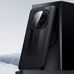 SULADA Splicing Plain Leather PC Shockproof Phone Case, For Honor Magic6 Pro, For Honor Magic6