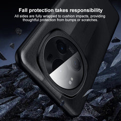 SULADA Splicing Plain Leather PC Shockproof Phone Case, For Honor Magic6 Pro, For Honor Magic6